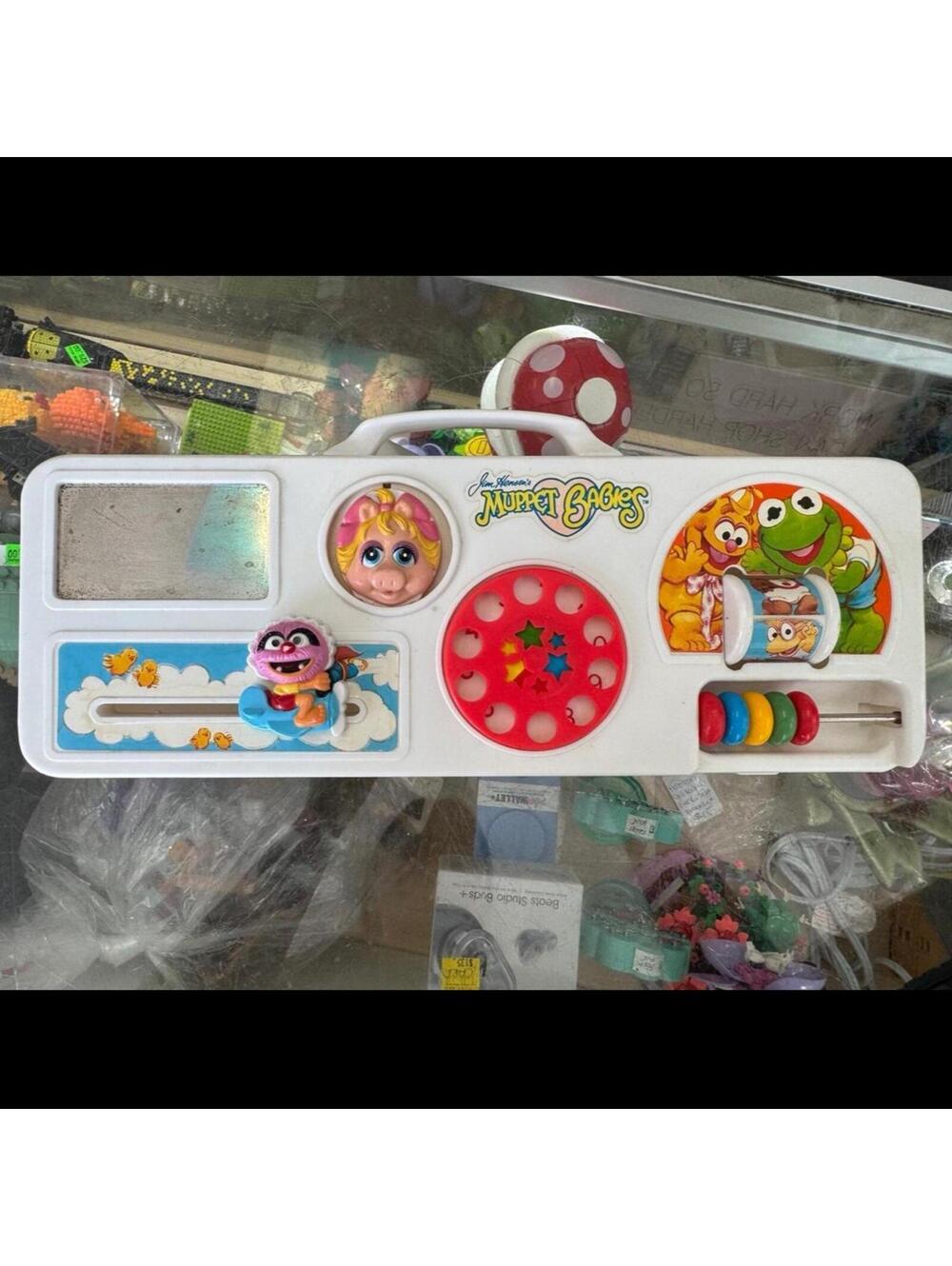 Vintage 1985 Jim hensons the muppets babies crib activity center toy